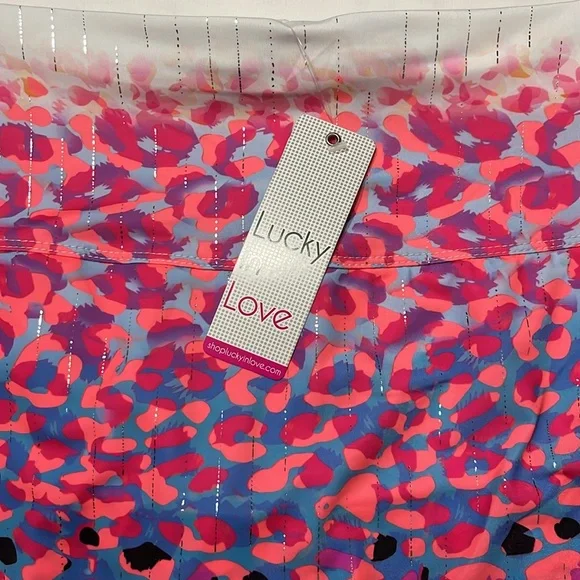Lucky in Love Lucky Leopard Golf Skort Multi NWT - Picture 5 of 9